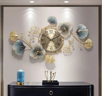 TANNER TIME  Decorative Golden Metal  Wallclock   -  Free Size,  Metal, Pack of1, Horizantal 